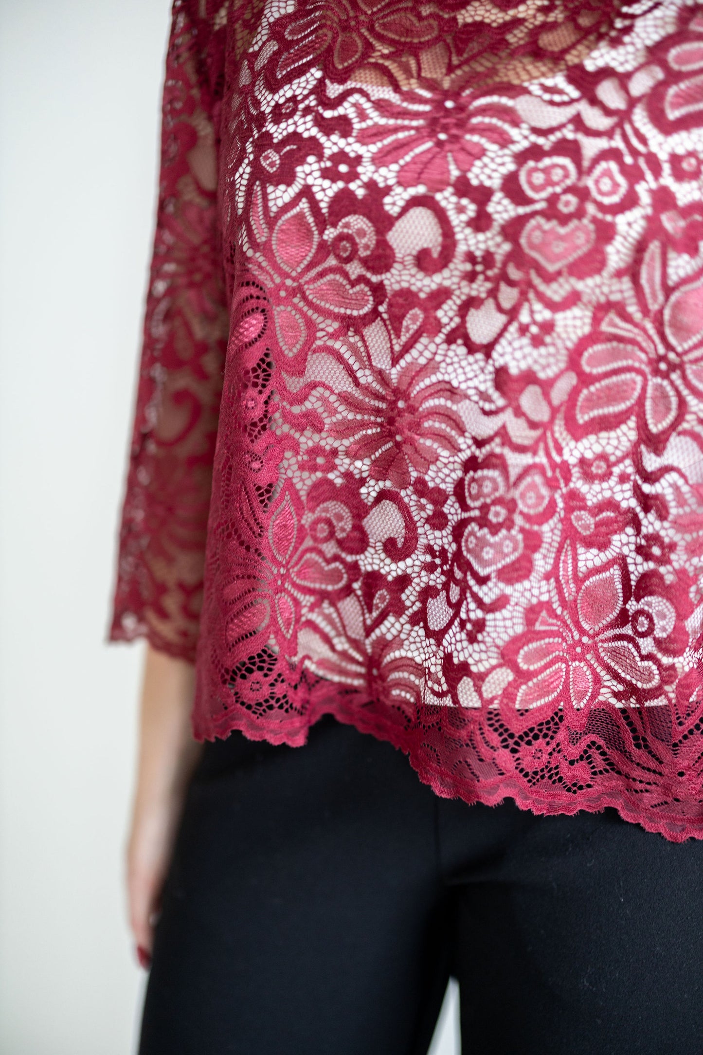 LACE tie top