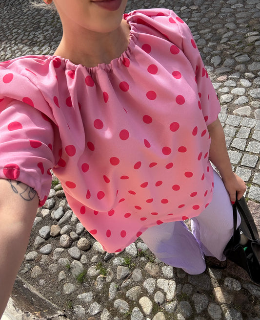 Polka dot top
