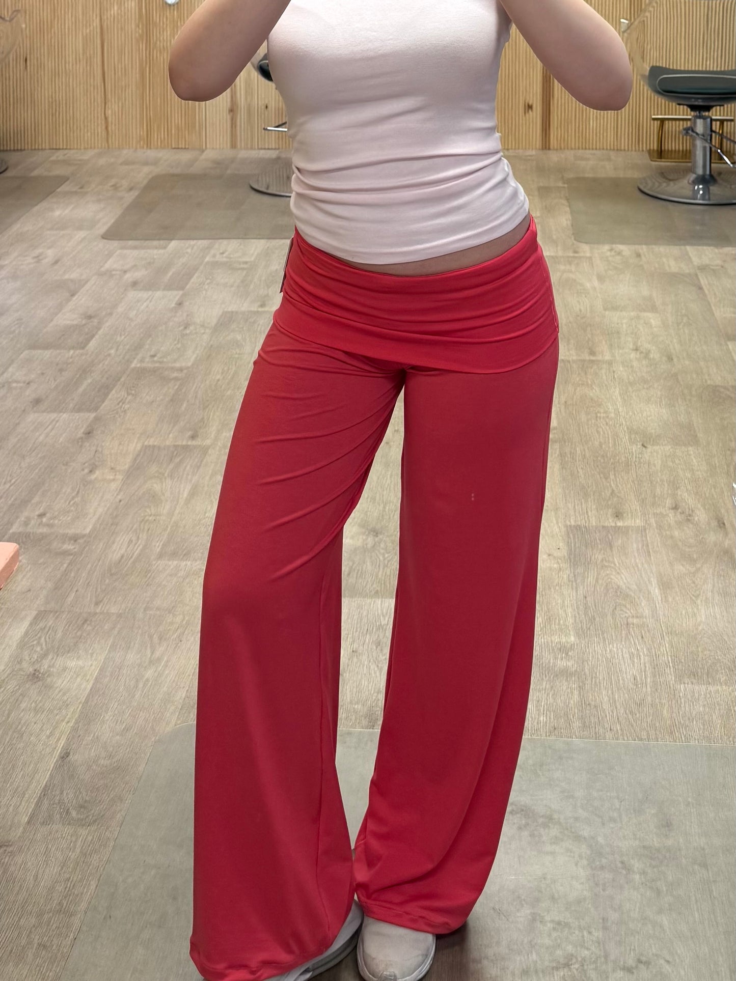 Cotton Folded Yoga pants