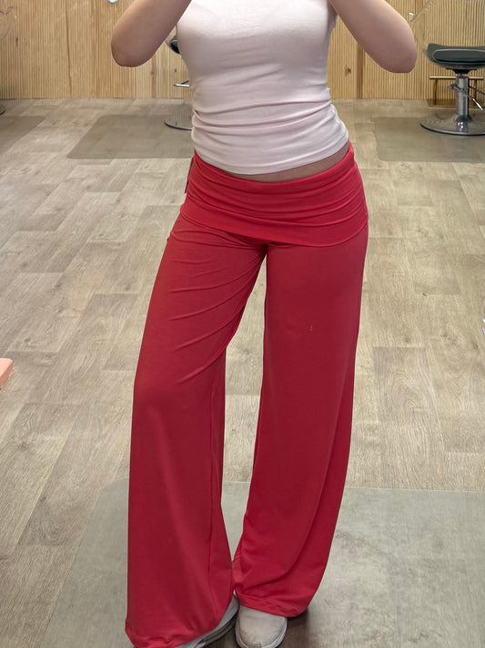 Cotton Folded Yoga pants