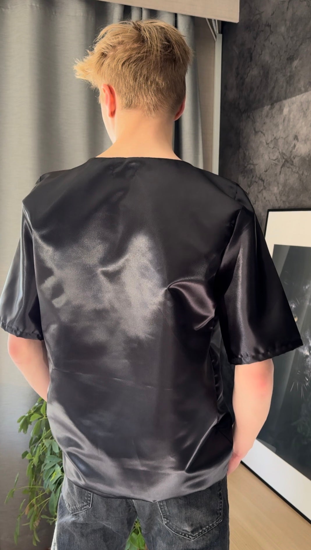 SATIN TEE